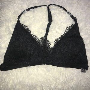 Lacy Black Triangle Victoria’s Secret Bralette